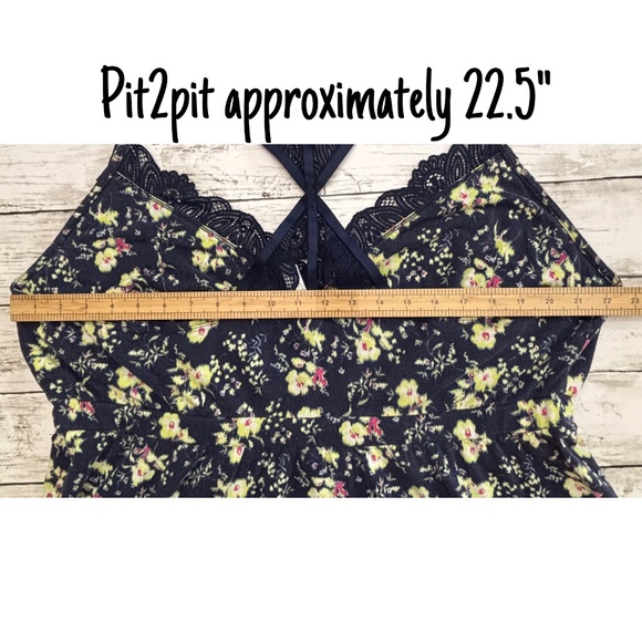 Sleep by Cacique Lace Trim Racerback Chemise (Size 22/24) - Picture 7 of 9